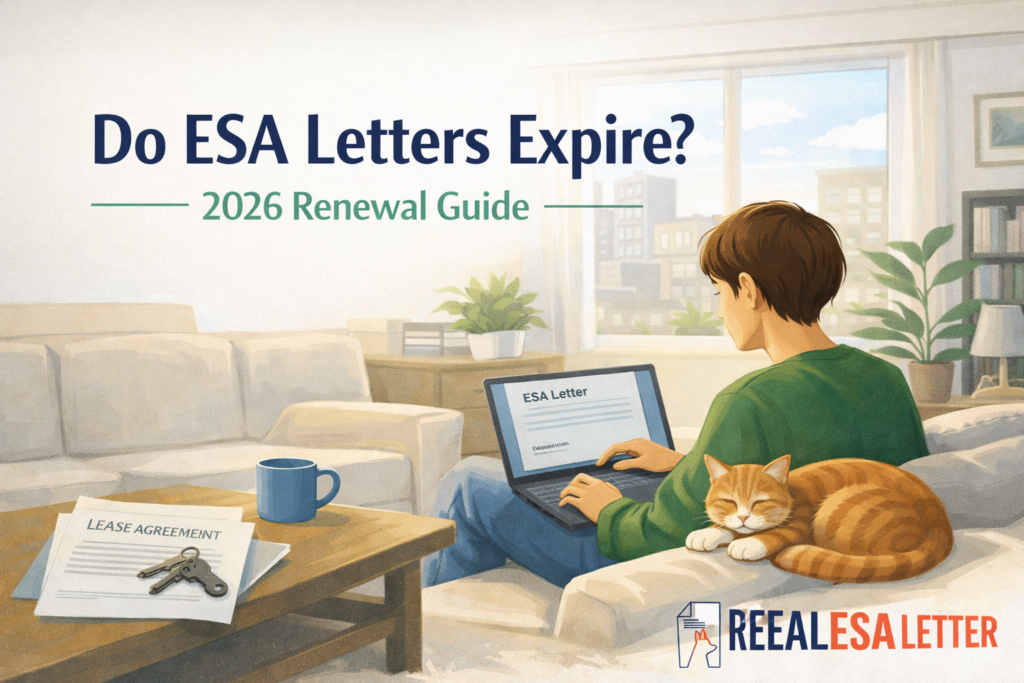 Do ESA Letters Expire? Renewal Guide 2026 | RealEsaLetter