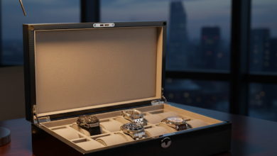 Carbon Fibre Watch Box Collection  